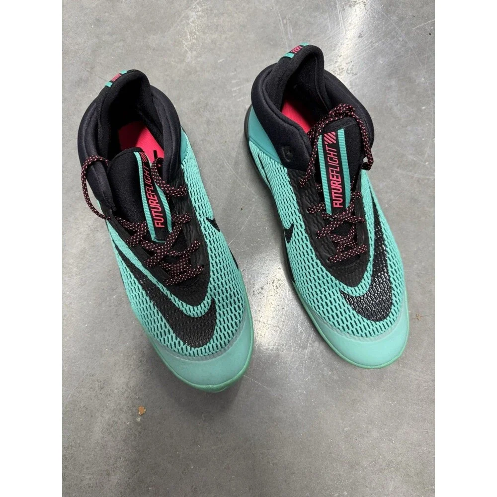 Nike AH3430-006 Future Flight (GS) Black Jade Racer Sneakers S 7Y